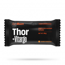 Пробник Передтренувальний стимулятор Thor Fuel + Vitargo GymBeam 20 г, манго-маракуй, код: 8586024620735