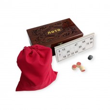 Настільна гра лото SNS LD-8818M у різьбленій коробочці, код: 12725-SNS Настільна гра лото SNS LD-8818M у різьбленій коробочці, код: 12725-SNS