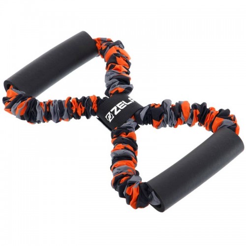 Еспандер трубчастий з ручками у захисному рукаві Zelart 35LB навантаження-16кг, код: FI-7832-35