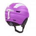 Шлем горнолыжный с механизмом регулировки Moon M-L/55-61 см, фиолетовый-белый, код: MS-96_VW-S52