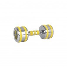 Гантель хромована inSPORTline Yellsteel 7 кг, жовтий, код: 20837-IN