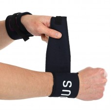 Бинти кистьові для жиму BioGym Strength Wrist Wraps Ezous 900х75мм, 2шт, чорний, код: C-02_BK