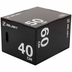 Пліобокс для кросфіту Zelart Wood Plyo Box 1шт, 60см, чорний, код: TA-4774-1 Пліобокс для кросфіту Zelart Wood Plyo Box 1шт, 60см, чорний, код: TA-4774-1