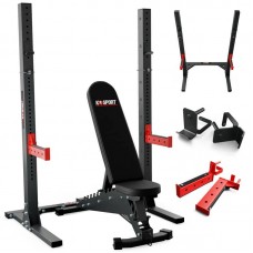Напівпрофесійний комплект лава + стійка для вправ K-Sport KSG006, код: KS-380-IN Напівпрофесійний комплект лава + стійка для вправ K-Sport KSG006, код: KS-380-IN
