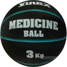 Медичний м"яч Vinex Rehabilitation 3 кг чорно-синій (VMB-L003 - 8476), код: M-1357295-IN