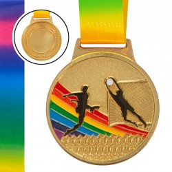 Медаль спортивна PlayGame Футбол золота, код: C-0342_G-S52