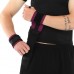 Бинти кистьові для жиму BioGym Strength Wrist Wraps Ezous 320х80мм, 2шт, чорний-фіолетовий, код: C-05_BKV
