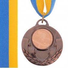 Медаль спортивна зі стрічкою PlayGame AIM Більярд бронзова, код: C-4846-0021_B-S52