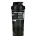 Шейкер спортивний з 2-ма контейнерами BlenderBottle ProStak 22oz/650ml Black, код: PS 22oz Black/Black