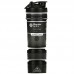 Шейкер спортивний з 2-ма контейнерами BlenderBottle ProStak 22oz/650ml Black, код: PS 22oz Black/Black