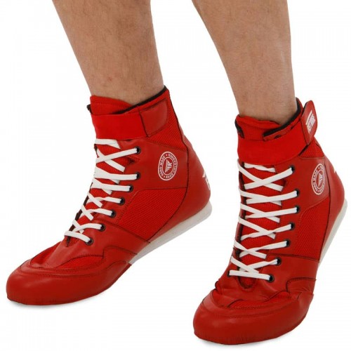 Боксерки кожаные Fistrage, размер 43, червоний, код: VL-4172_43R Боксерки кожаные Fistrage, размер 43, червоний, код: VL-4172_43R