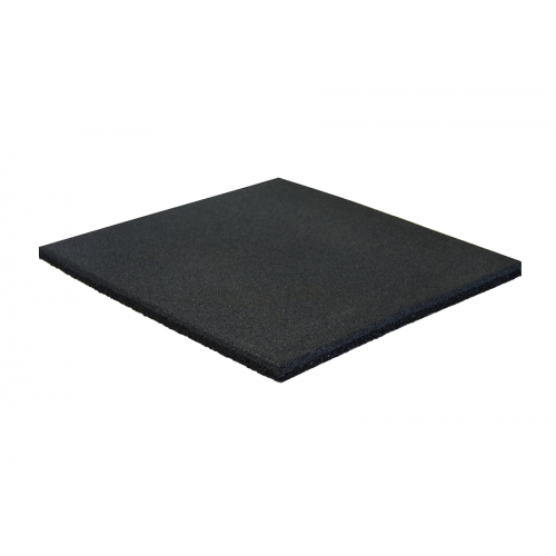 Гумова плитка EcoGuma Standart 20 мм (чорний), код: EG20B
