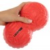 М"яч масажний подвійний для МФР та самомасажу Duoball LivePro Peanut massage ball ø19,4см, червоний, код: LP8509