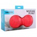 М"яч масажний подвійний для МФР та самомасажу Duoball LivePro Peanut massage ball ø19,4см, червоний, код: LP8509