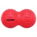 М"яч масажний подвійний для МФР та самомасажу Duoball LivePro Peanut massage ball ø19,4см, червоний, код: LP8509