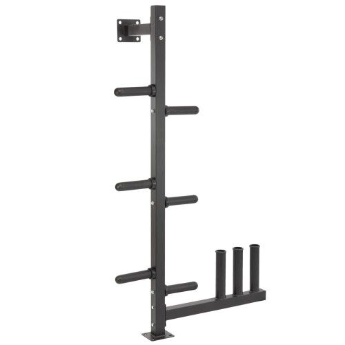 Стійка вертикальна для блинів дисків та грифів LiveUp 181х401х1000 мм, чорний, код: LP8894 Стійка вертикальна для блинів дисків та грифів LiveUp 181х401х1000 мм, чорний, код: LP8894