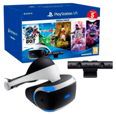 Очки Виртуальной Реальности VR Sony PlayStation 4 MegaPack2 Version 2 Black, код: GP-008