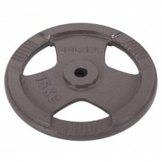 Млинці (диски) сталеві з хватом Zelart d-30мм, 15 кг, код: TA-7790-15