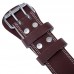 Пояс атлетичний шкіряний Zelart ширина 15см M коричневий, код: SB-165076_M