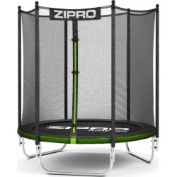 Батут Zipro Jump Pro Out 4FT (1270 мм) з зовнішньою сіткою, чорний-салатовий, код: 5902659843159-IN