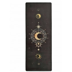 Килимок для йоги EasyFit BlackMoon (замша-каучук) 1830х610х3 мм, чорний, код: EF-1926-2-EF Килимок для йоги EasyFit BlackMoon (замша-каучук) 1830х610х3 мм, чорний, код: EF-1926-2-EF