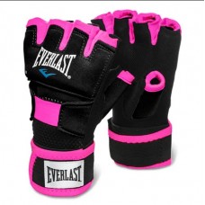 Бинти-рукавички Everlast Evergel Hand Wraps M/L, чорний-рожевий, код: 009283587666