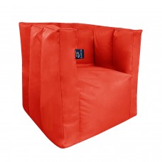 Комплект меблів Люкс Tia-Sport (крісло 65х65 мм та пуф 40х40 мм), оксфорд, червоний (148), код: sm-0664-2