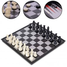 Шахи, шашки, нарди 3 в 1 ChessTour, код: IG-48812 Шахи, шашки, нарди 3 в 1 ChessTour, код: IG-48812