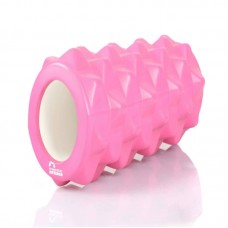 Масажний ролик (валик, роллер) Majestic Sport EVA 330x125 мм, рожевий, код: GVE5017/P