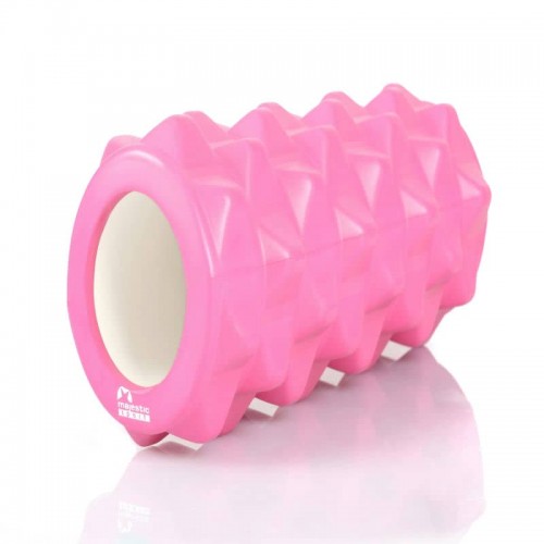Масажний ролик (валик, роллер) Majestic Sport EVA 330x125 мм, рожевий, код: GVE5017/P