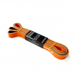 Еспандер стрічка-Кільце подвійний SNS 145-22-Double опір 20 кг, помаранчевий-сірий, код: 10905-SNS