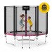 Батут із зовнішньою сіткою 4Fizjo Classic 8FT 252 см Black/Pink, код: P-5907739314536