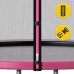 Батут із зовнішньою сіткою 4Fizjo Classic 8FT 252 см Black/Pink, код: P-5907739314536