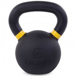 Гиря чавунна пофарбована Zelart 16кг, чорна, код: TA-3638-16-S52 Гиря чавунна пофарбована Zelart 16кг, чорна, код: TA-3638-16-S52