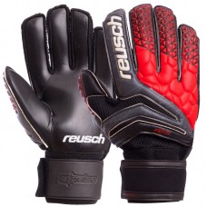 Рукавички воротарські із захистом пальців Reusch, розмір 9, сірий-червоний, код: FB-915_9GRR
