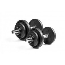 Гантелі набірні металеві RN-Sport 2x8,5 кг, код: RN_QTR8х2 Гантелі набірні металеві RN-Sport 2x8,5 кг, код: RN_QTR8х2