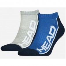 Шкарпетки Head Performance Sneaker 2 пари, розмір 39-42, синій-сірий, код: 8718824970479