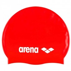 Шапка для плавання Arena Classic Silicone червоний, код: 3468335686042