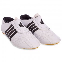 Степки для тхеквондо PlayGame розмір 31 (19см), білий-чорний, код: OB-3355_31WBK Степки для тхеквондо PlayGame розмір 31 (19см), білий-чорний, код: OB-3355_31WBK