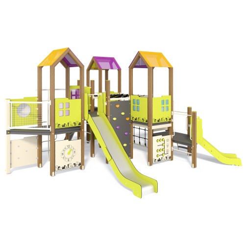 Ігровий комплекс InterAtletika Big City-6, код: TE936-SM