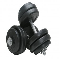 Гантелі WCG 2х13 кг з металевим грифом, код: 02013M-IF Гантелі WCG 2х13 кг з металевим грифом, код: 02013M-IF