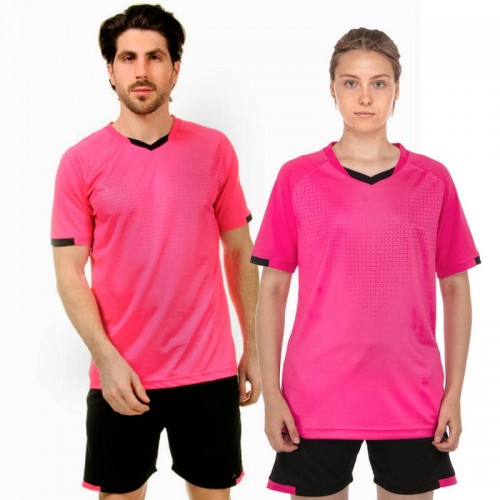 Футбольна форма PlayGame 2XL (52-54), рожевий-чорний, код: CO-6301_2XLPBK