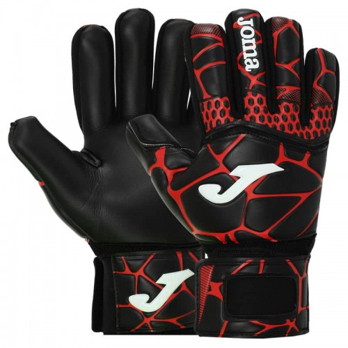 Воротарські рукавиці Joma розмір 9, чорний-червоний, код: 400908-106_9