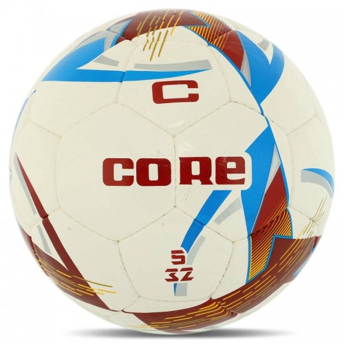 М"яч футбольний Core Galaxy №5 PU, білий-блакитний, код: FB-8461_N