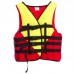 Жилет рятувальний FitGo 2XL (110-130 кг), червоний-жовтий, код: PL-3548-110-130_R