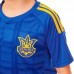 Комплект футбольної форми PlayGame Україна (футболка, шорти, гетри), L-28, зріст 145-155, синій, код: 3900-16B-ETM1721_LBL