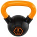 Гиря тренувальна цільна гумова LiveUp Urethane Competition Kettlebell 8кг, чорний-помаранчевий, код: UAZE5336-8