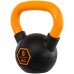 Гиря тренувальна цільна гумова LiveUp Urethane Competition Kettlebell 8кг, чорний-помаранчевий, код: UAZE5336-8