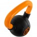 Гиря тренувальна цільна гумова LiveUp Urethane Competition Kettlebell 8кг, чорний-помаранчевий, код: UAZE5336-8