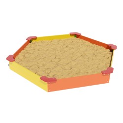 Пісочниця шестикутна Miros Велика 3120х2730х320 мм, код: DIO206.2 Пісочниця шестикутна Miros Велика 3120х2730х320 мм, код: DIO206.2